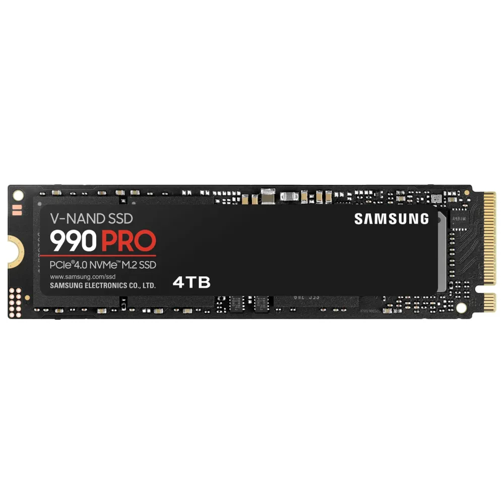 Samsung Datamaskinkomponenter|990 PRO PCle 4.0 NVMe M.2 SSD 4 TB