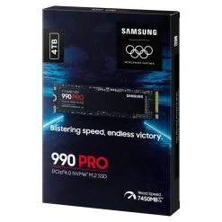 Samsung Datamaskinkomponenter|990 PRO PCle 4.0 NVMe M.2 SSD 4 TB