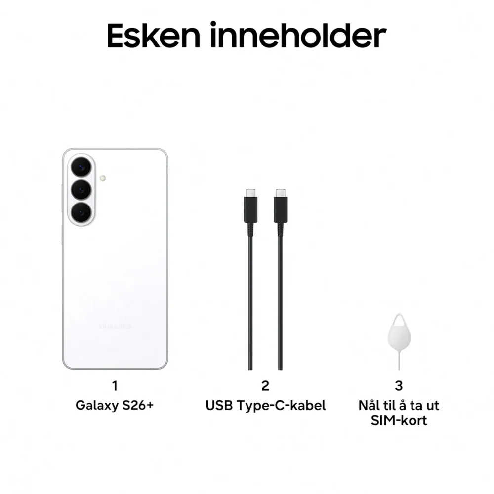 Samsung Mobiltelefoner|Galaxy S26+ 256GB