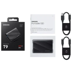 Samsung Lagring|T9 Ekstern SSD-disk 2 TB