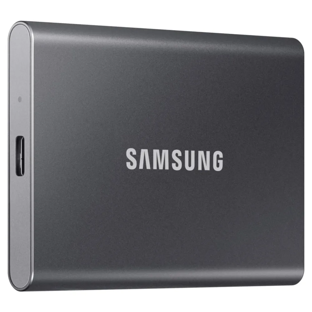 Samsung Lagring|T7 Ekstern SSD-disk 1 TB Grå
