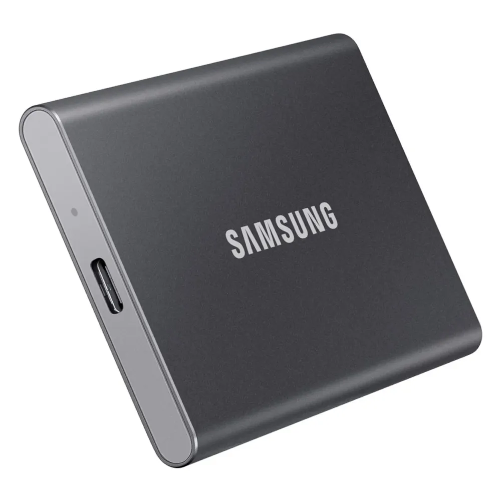Samsung Lagring|T7 Ekstern SSD-disk 1 TB Grå