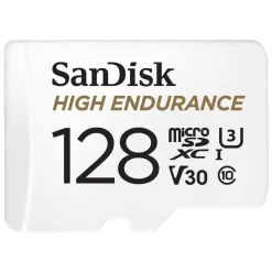 Sandisk Foto Og Video|Alarmsystemer|High Endurance Micro-SD-kort 128 GB