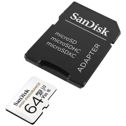 Sandisk Kameraovervåking|Foto Og Video|High Endurance Micro-SD-kort 64 GB