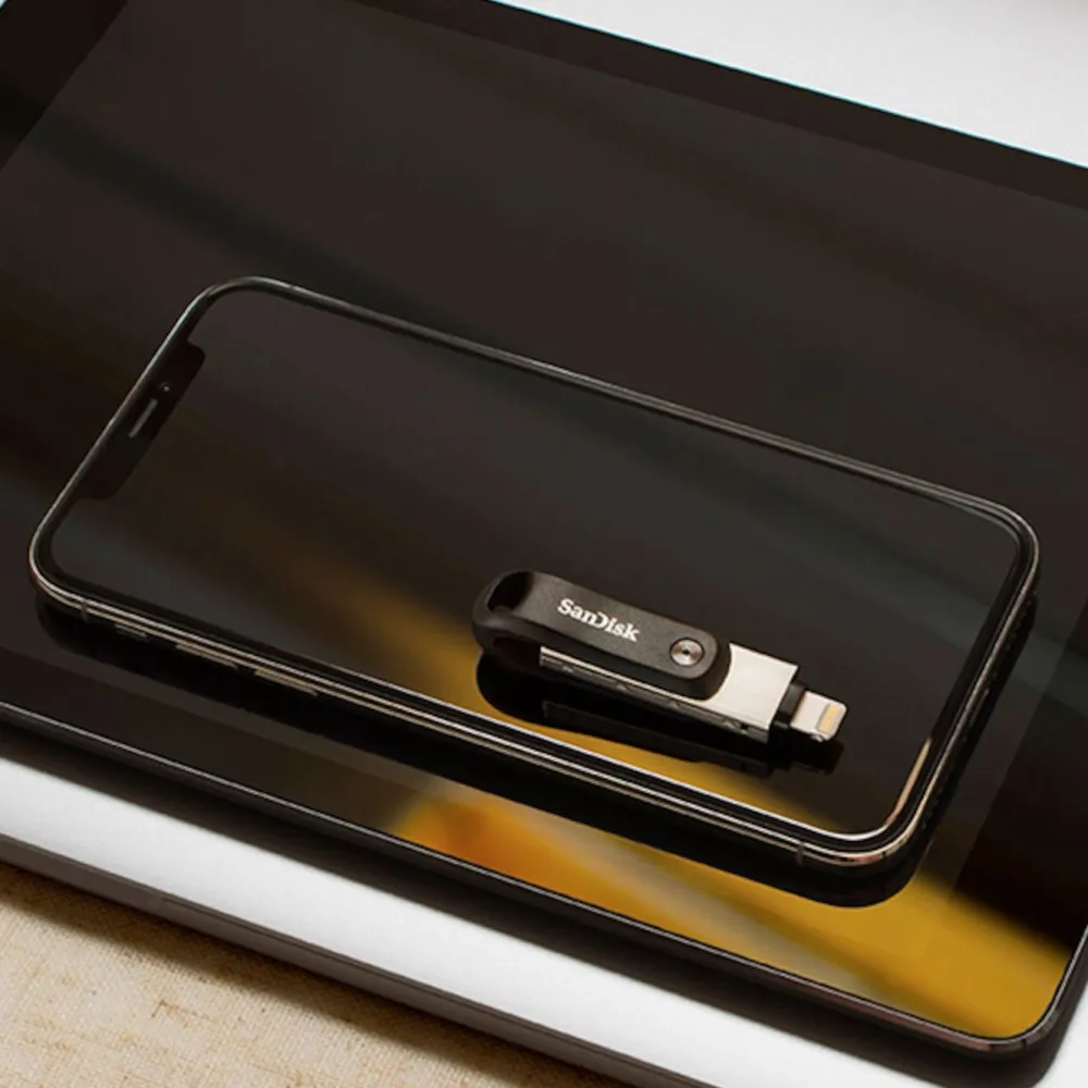 Sandisk Lagring|iXpand Go USB-minne med Lightning-kontakt 256 GB
