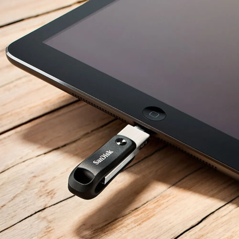 Sandisk Lagring|iXpand Go USB-minne med Lightning-kontakt 256 GB
