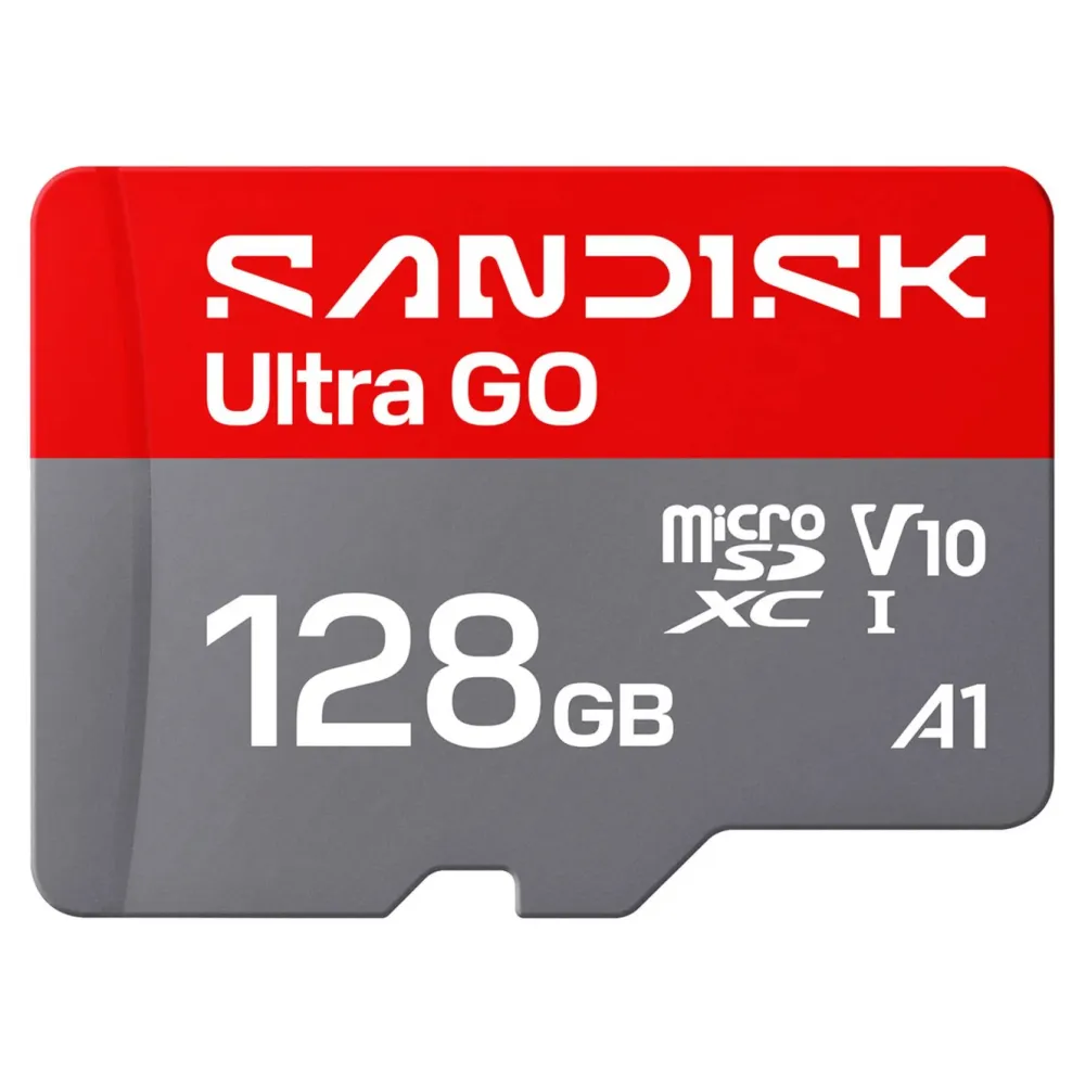 Sandisk Rengjøring|Foto Og Video|microSD Ultra Go minnekort 128 GB – 190 MB/s