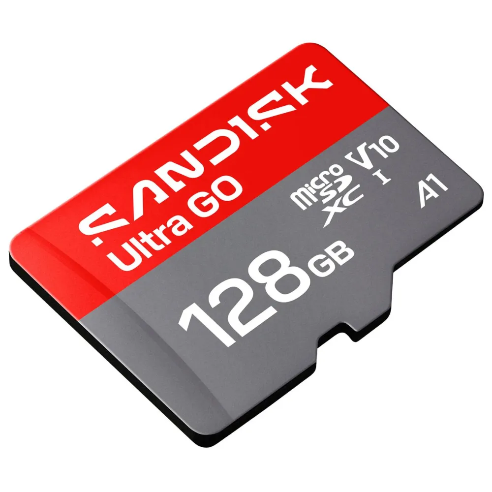 Sandisk Rengjøring|Foto Og Video|microSD Ultra Go minnekort 128 GB – 190 MB/s
