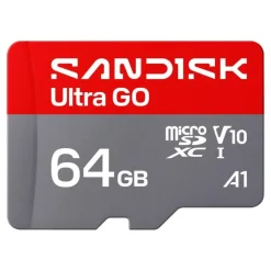 Sandisk Kameraovervåking|Foto Og Video|microSD Ultra Go minnekort 64 GB – 140 MB/s