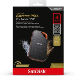 Sandisk Lagring|Portable SSD Extreme PRO 4 TB