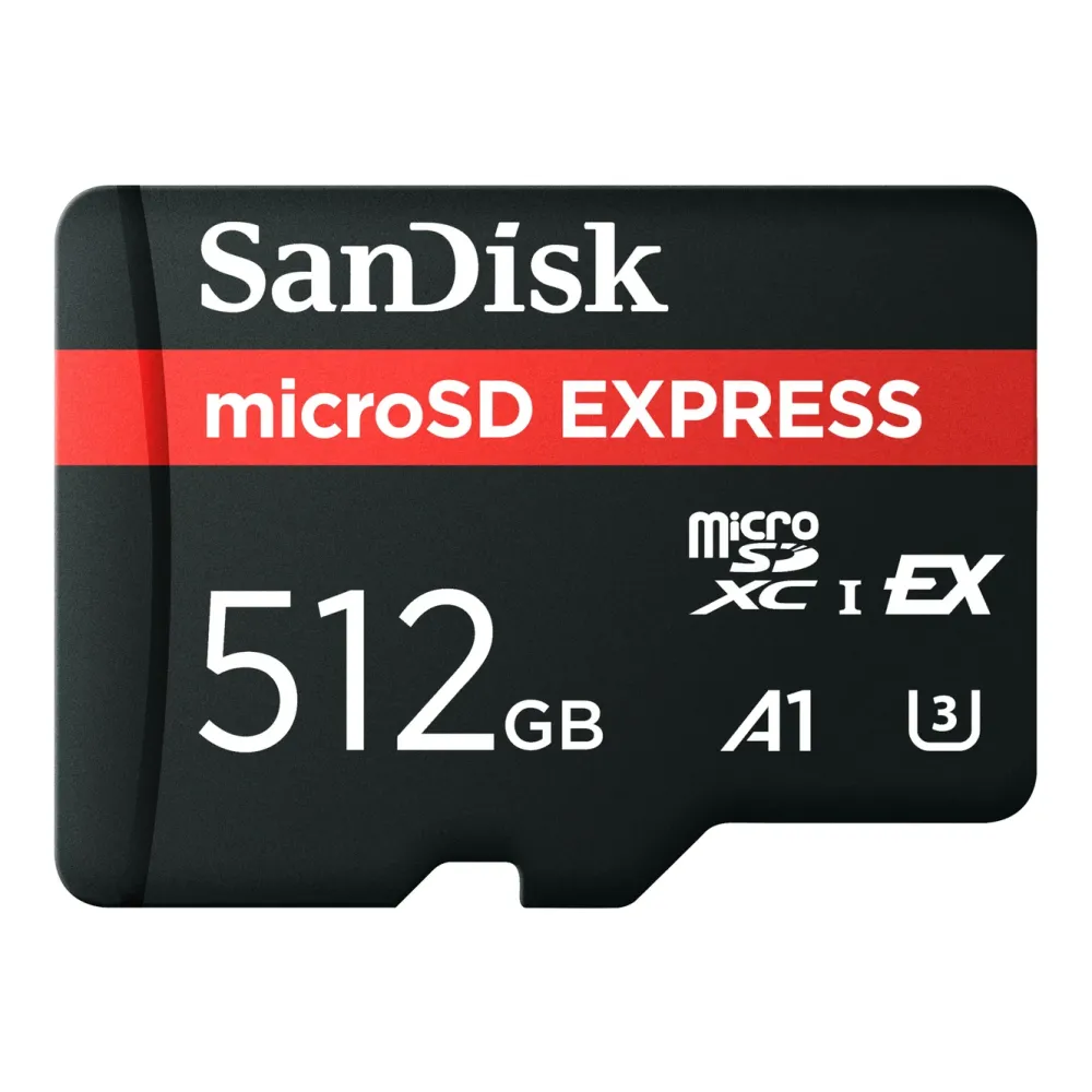 Sandisk Kameraovervåking|Foto Og Video|microSD Express 512 GB