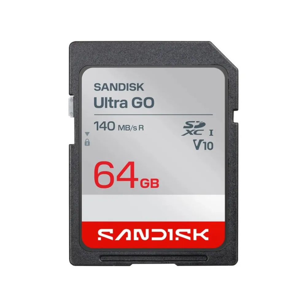 Sandisk Kameraovervåking|Foto Og Video|Ultra Go SDHC-minnekort 64 GB
