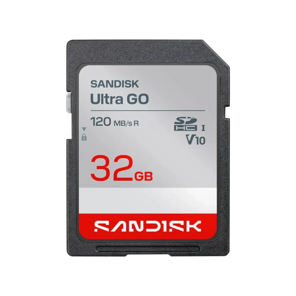 Sandisk Kameraovervåking|Foto Og Video|Ultra Go SDHC-minnekort 32 GB