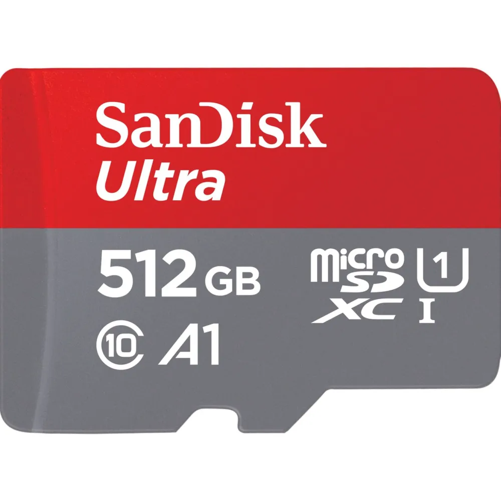Sandisk Kameraovervåking|Foto Og Video|Ultra Micro-SD-kort 512 GB SDXC