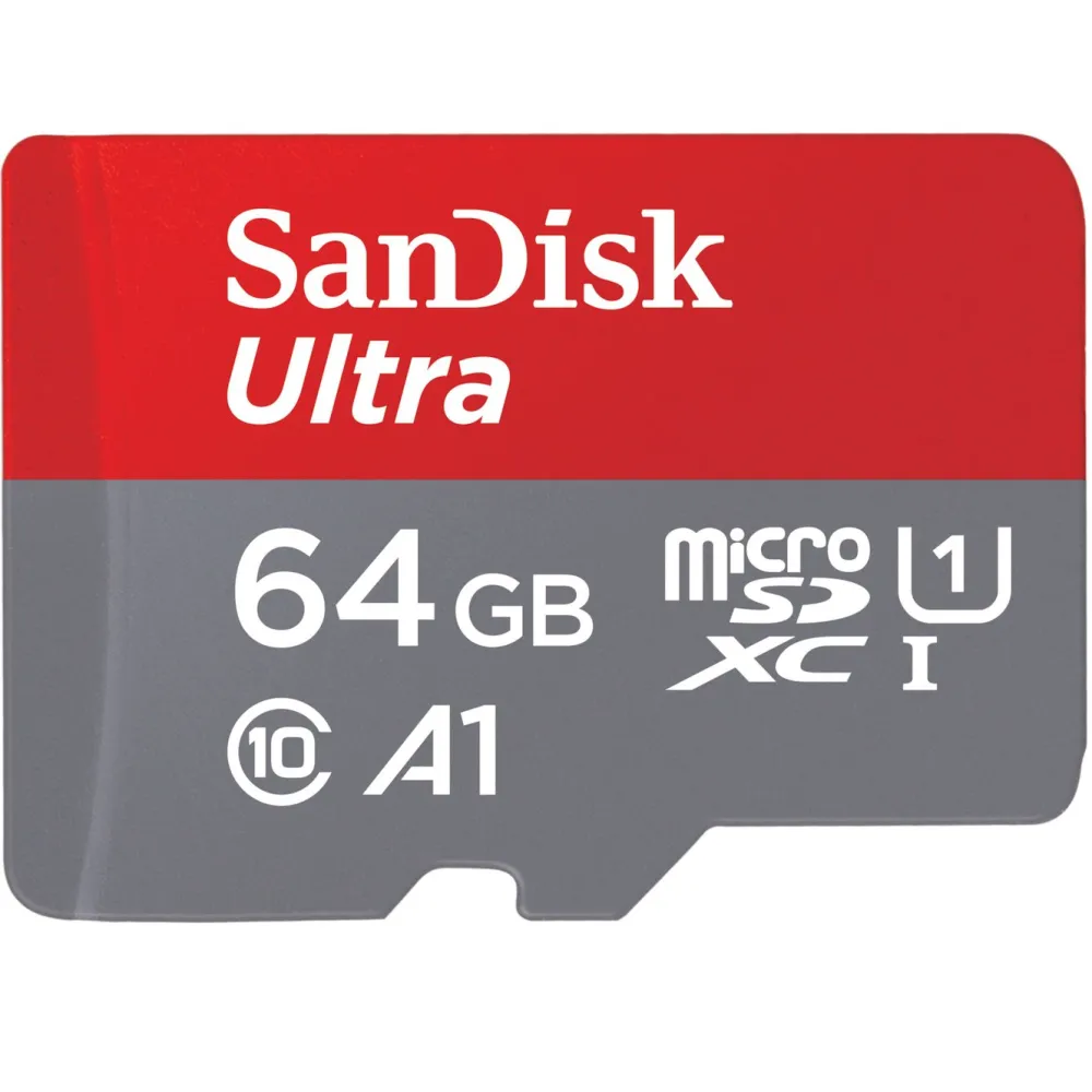 Sandisk Kameraovervåking|Foto Og Video|Ultra Micro-SD-kort 64 GB SDXC