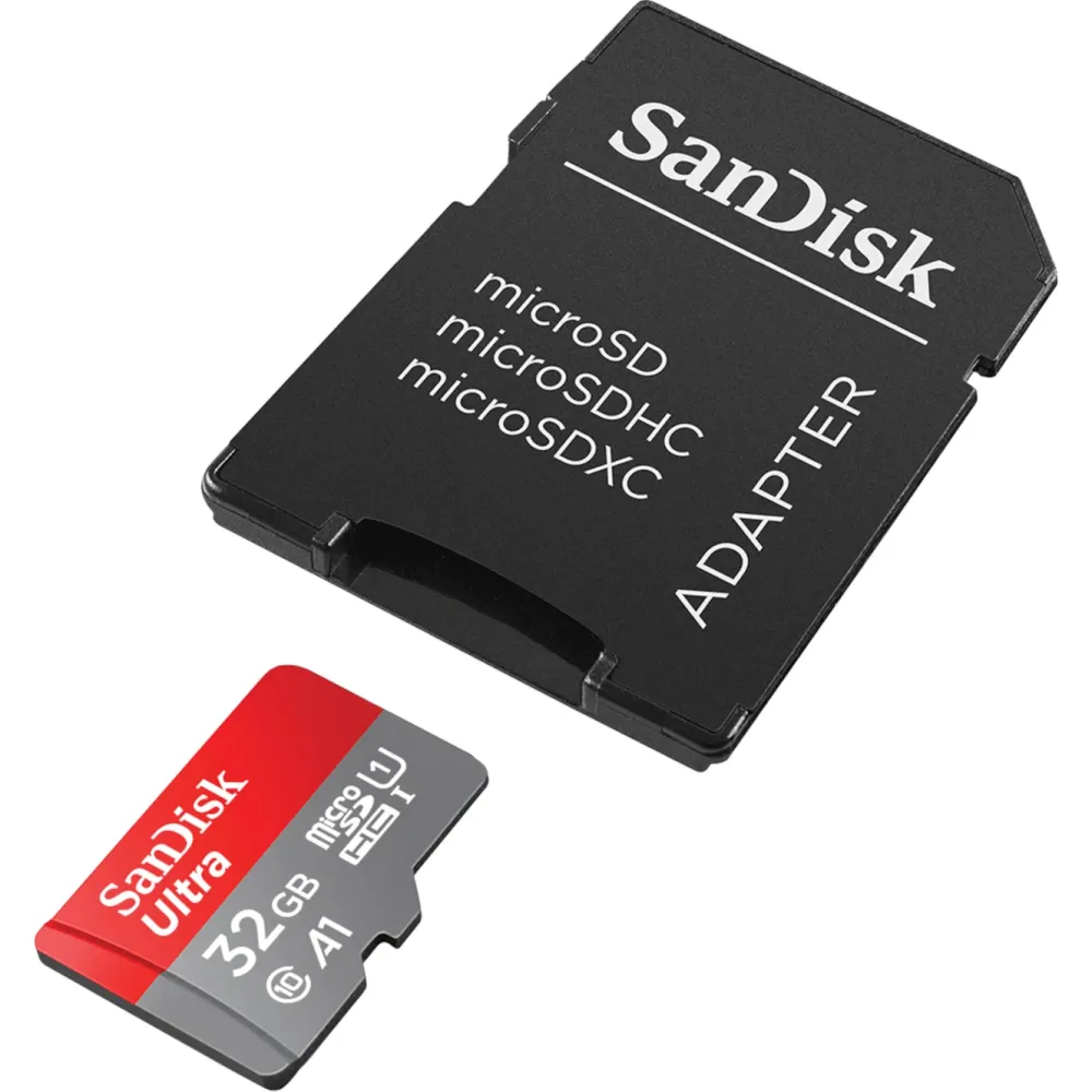 Sandisk Kameraovervåking|Foto Og Video|Ultra Micro-SD-kort 32 GB SDHC