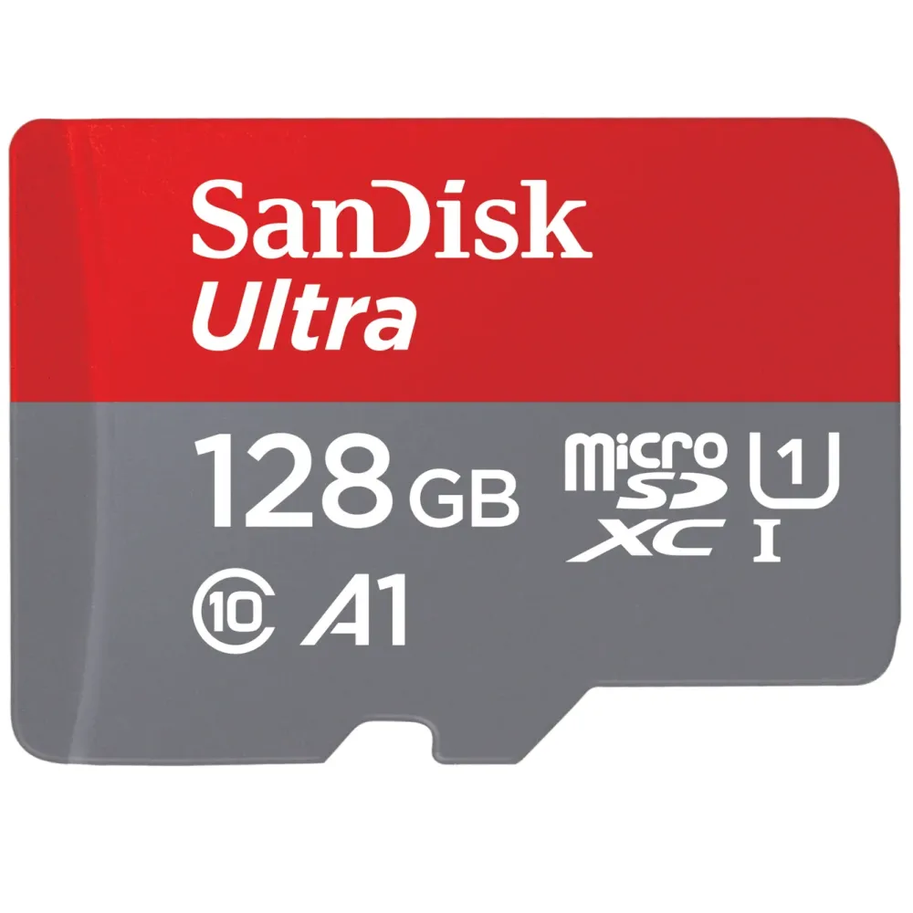 Sandisk Kameraovervåking|Foto Og Video|Ultra Micro-SD-kort 128 GB SDXC