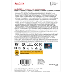 Sandisk Kameraovervåking|Foto Og Video|Ultra Micro-SD-kort 128 GB SDXC