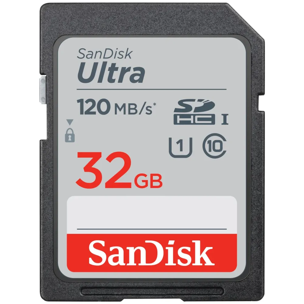 Sandisk Kameraovervåking|Foto Og Video|Ultra SD-kort 32 GB SDHC