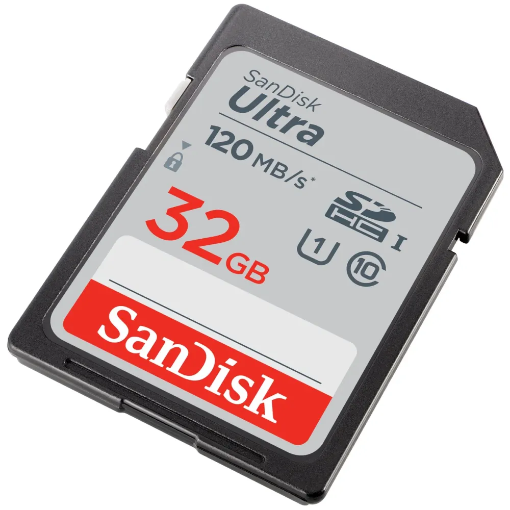 Sandisk Kameraovervåking|Foto Og Video|Ultra SD-kort 32 GB SDHC