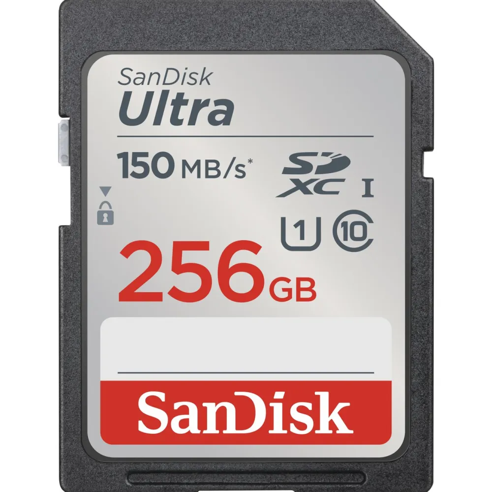 Sandisk Rengjøring|Foto Og Video|Ultra SD-kort 256 GB SDXC