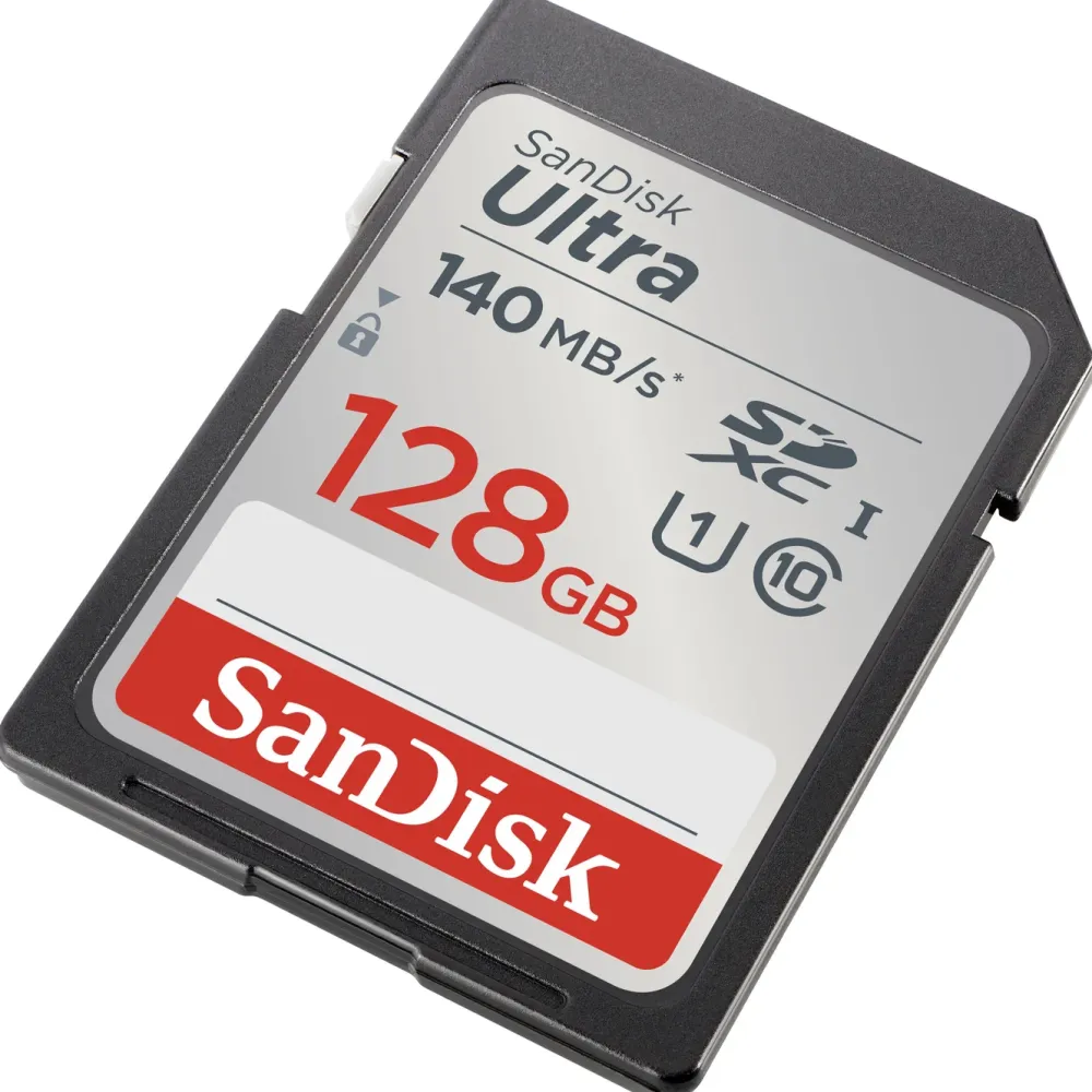 Sandisk Kameraovervåking|Foto Og Video|Ultra SD-kort 128 GB SDXC