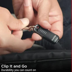 Sandisk Lagring|Ultra Slider USB-minne med USB-C 128 GB