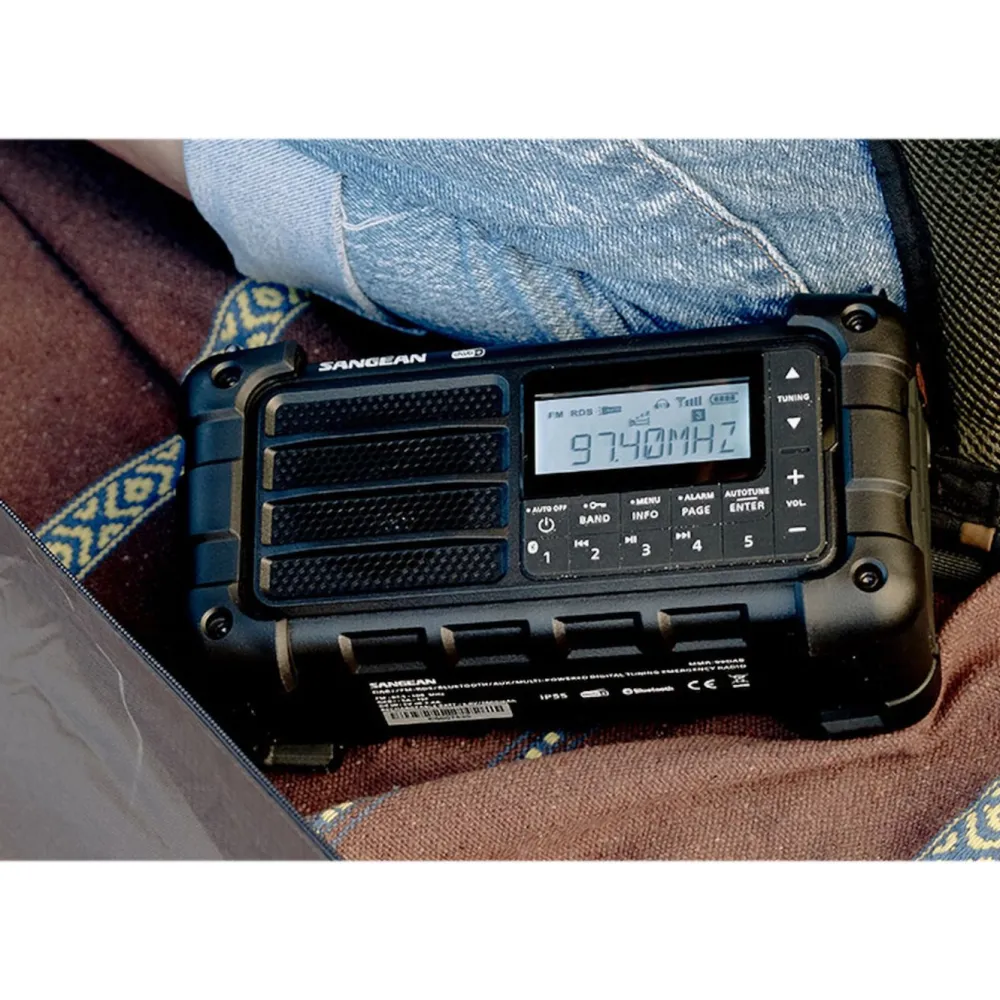 Sangean Musikkspiller Og Radio|MMR-99 DAB+ Dynamoradio med solcelle