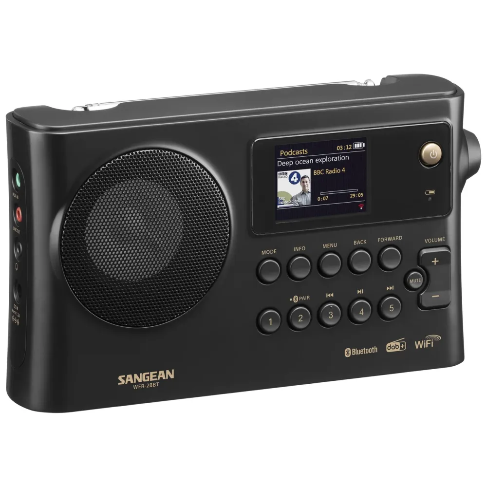 Sangean Musikkspiller Og Radio|WFR-28 BT Internettradio med DAB+/FM