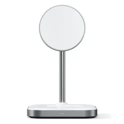 Satechi Iphone-Tilbehør|Hjemmekontor|2-in-1 Magnetic Wireless Charging Stand