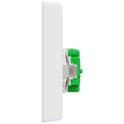 Schneider Electric Sterkstrøm|Exxact Jordet vegguttak med USB-porter Hvit