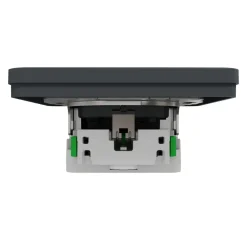 Schneider Electric Sterkstrøm|Exxact Jordet vegguttak med USB-porter Svart