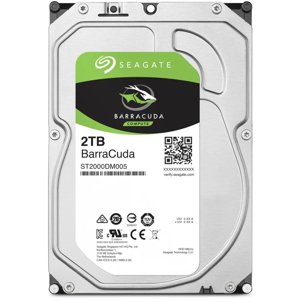 Seagate Datamaskinkomponenter|Lagring|Barracuda Desktop Intern harddisk 3,5" 2 TB