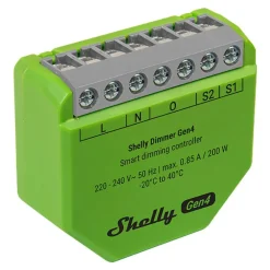 Shelly Fjernstrømbryter|Dimmer Gen4 200 W