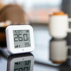 Shelly Smarte Sensorer|H&T Gen 3 Termometer og hygrometer