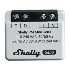 Shelly Fjernstrømbryter|PM Mini (GEN 3)