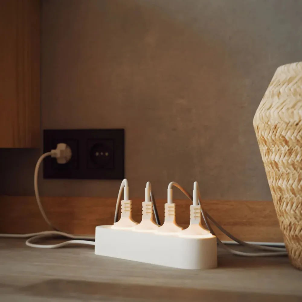 Shelly Strømledninger|Sterkstrøm|Power Strip 4 Gen4