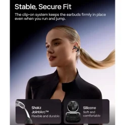 Shokz Iphone-Tilbehør|Dataheadset|OpenDots One – trådløse åpne clip-on-hodetelefoner