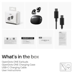 Shokz Iphone-Tilbehør|Dataheadset|OpenDots One – trådløse åpne clip-on-hodetelefoner