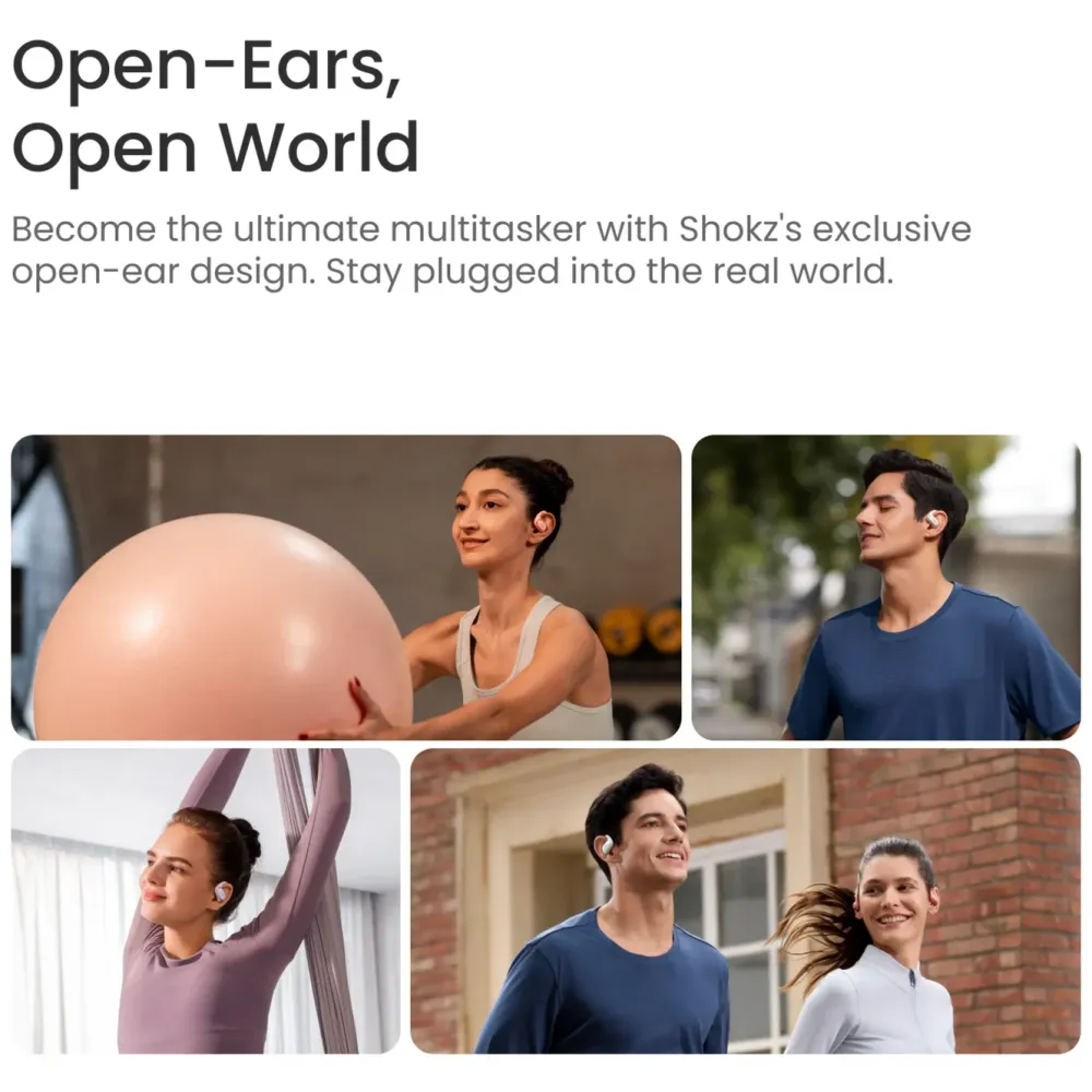 Shokz Iphone-Tilbehør|Hodetelefoner Og Hodesett|OpenFit Air Trådløse hodetelefoner