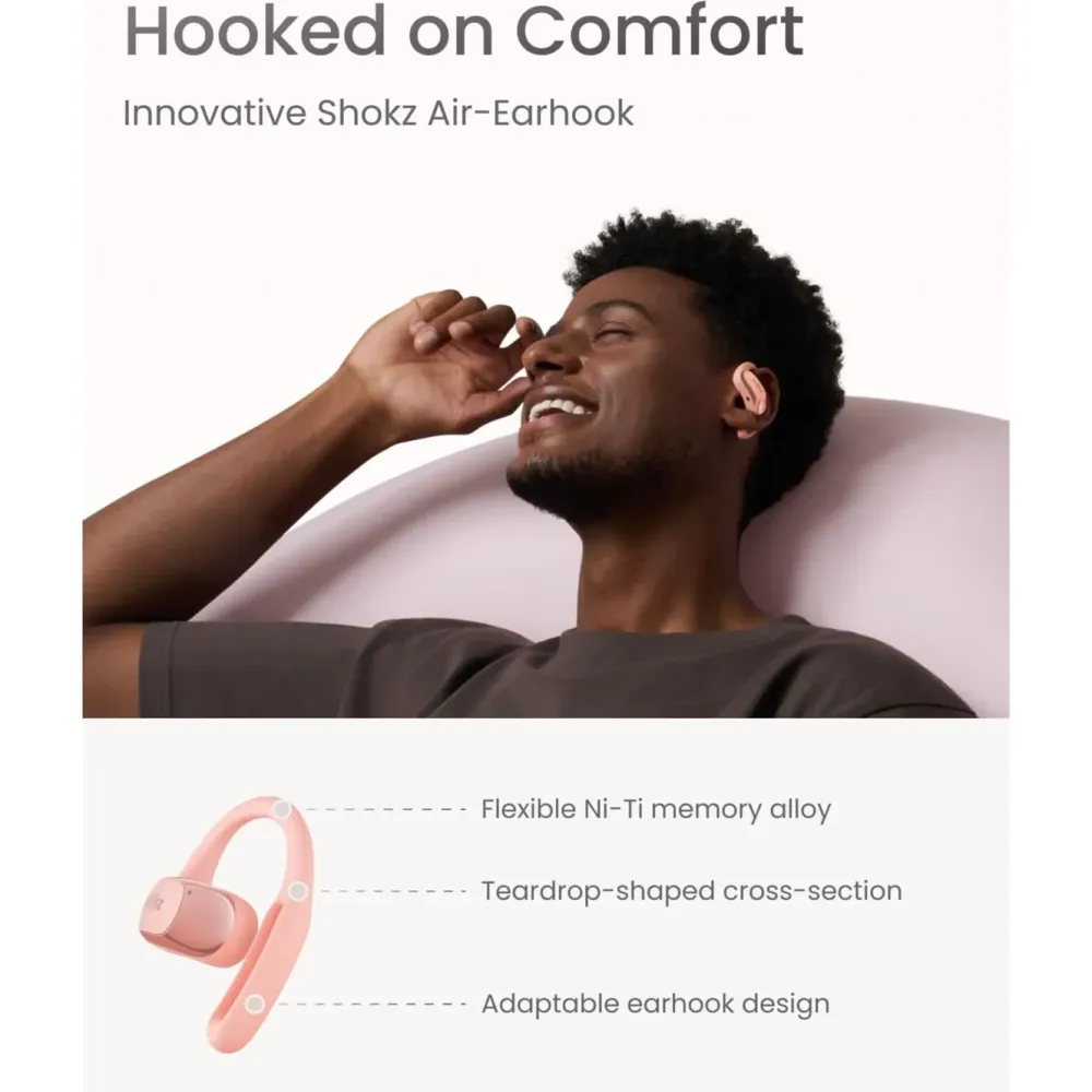 Shokz Iphone-Tilbehør|Hodetelefoner Og Hodesett|OpenFit Air Trådløse hodetelefoner