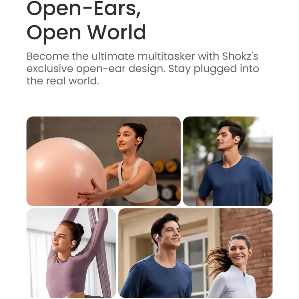 Shokz Iphone-Tilbehør|Hodetelefoner Og Hodesett|OpenFit Air Trådløse hodetelefoner