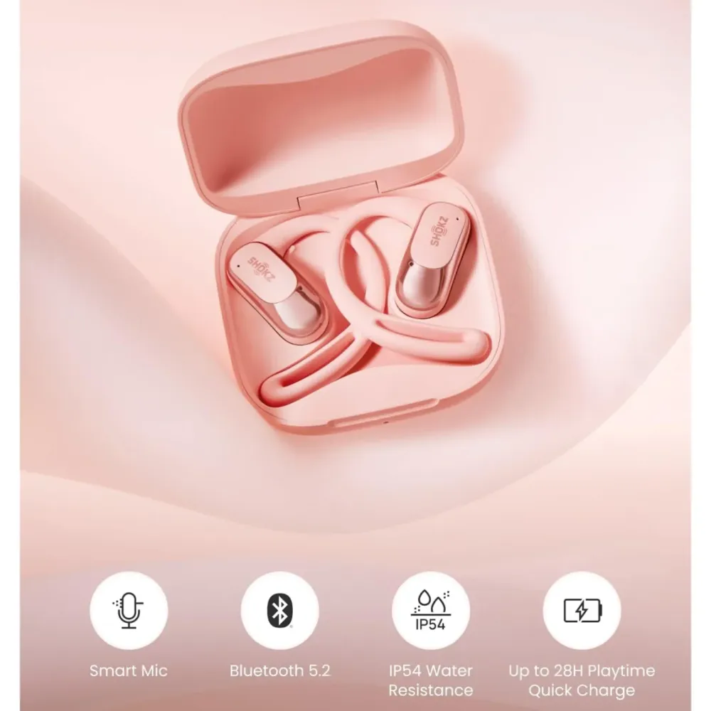 Shokz Iphone-Tilbehør|Hodetelefoner Og Hodesett|OpenFit Air Trådløse hodetelefoner