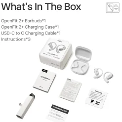 Shokz Rengjøring|Foto Og Video|OpenFit 2+ open-ear-hodetelefoner