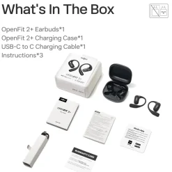 Shokz Rengjøring|Foto Og Video|OpenFit 2+ open-ear-hodetelefoner