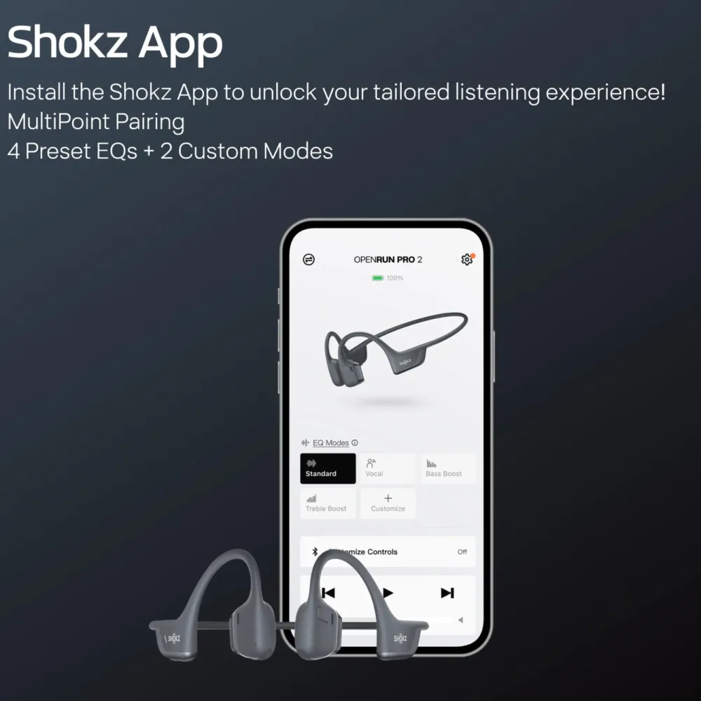 Shokz Dataheadset|Hodetelefoner Og Hodesett|OpenRun Pro 2 Mini Trådløse hodetelefoner