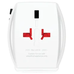 Skross Reiseeffekter|Overfallsalarm|AC30PD ujordet reiseadapter med USB PD 30 W