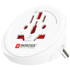 Skross Reiseeffekter|Overfallsalarm|Jordet universalreiseadapter til Norge