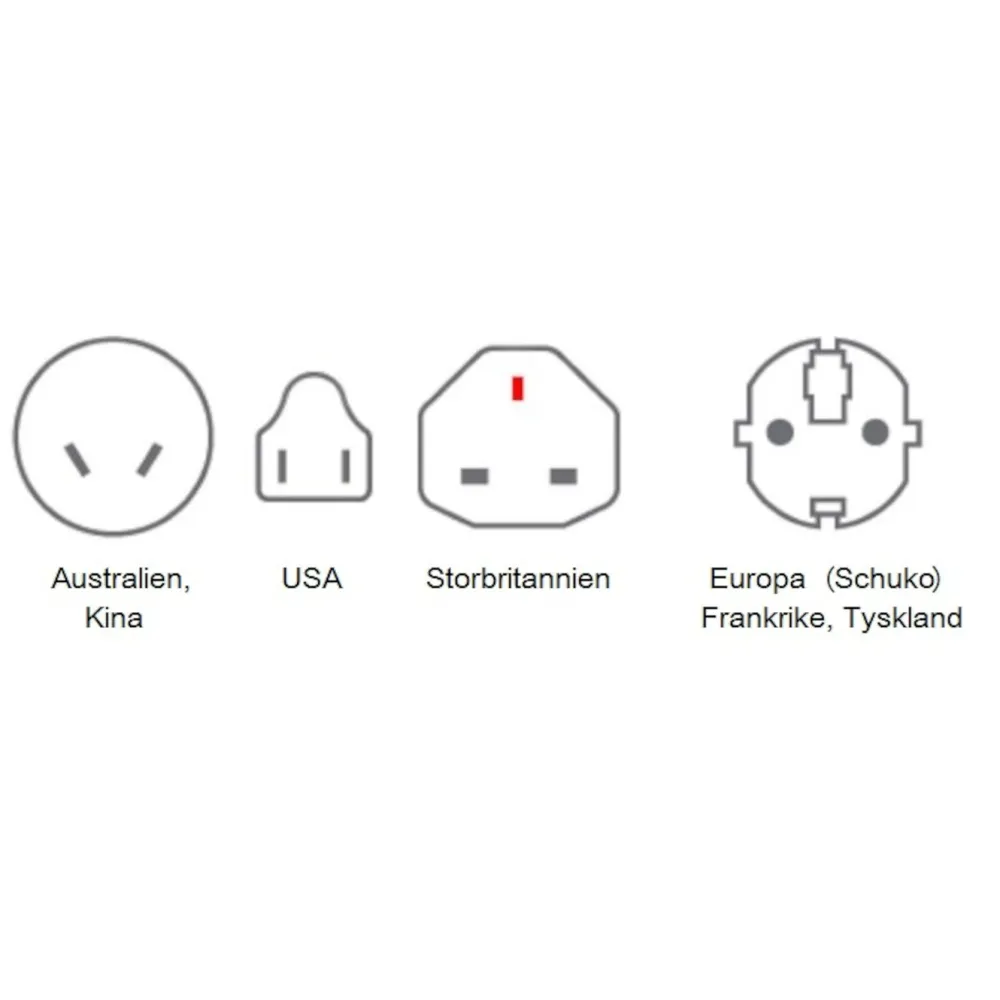 Skross Reiseeffekter|Overfallsalarm|Ujordet universalreiseadapter med USB