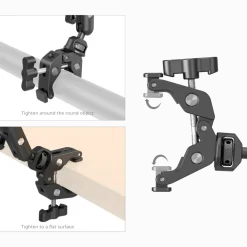 SmallRig Foto Og Video|Mobiltelefonholder|Magic Arm-kit med krabbklemme og mobilholder 56 cm